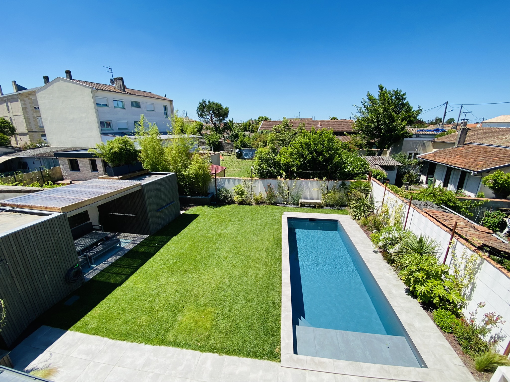 Aménagement d&rsquo;un jardin paysager à Bègles