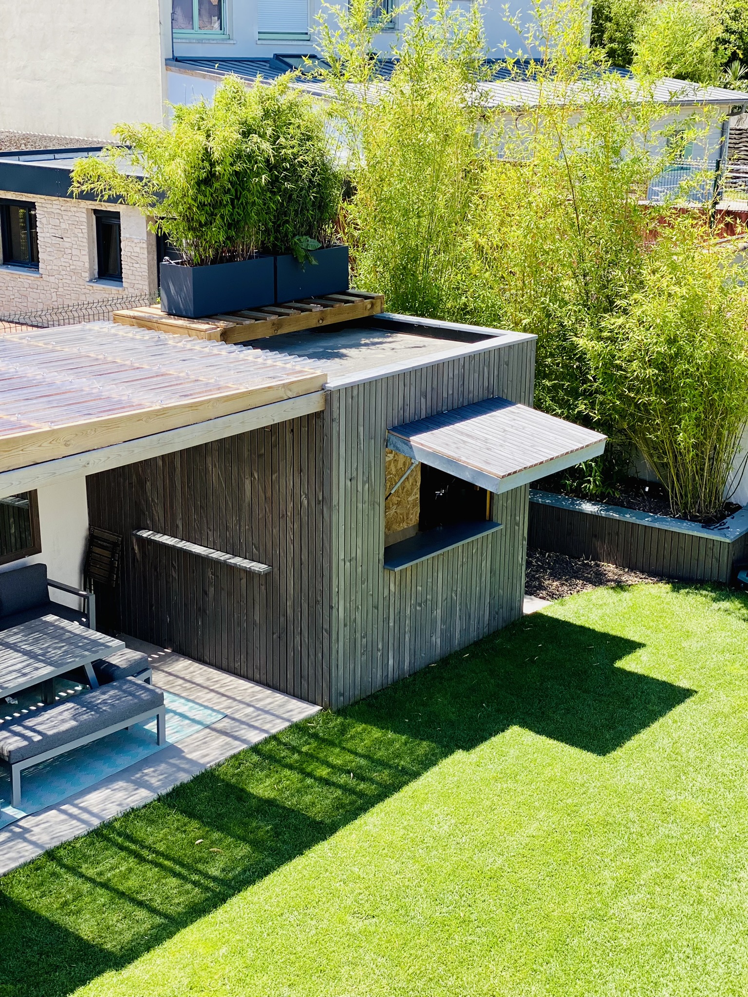 Aménagement d&rsquo;un jardin paysager à Bègles