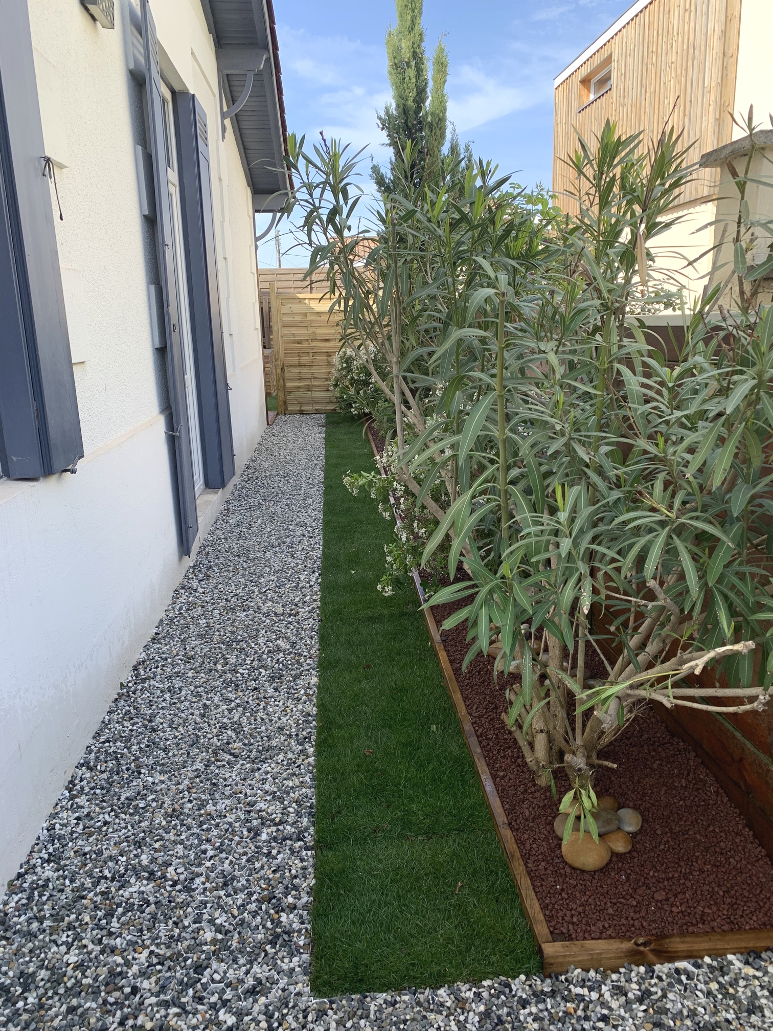 Aménagement paysager d&rsquo;un petit jardin à Le Bouscat