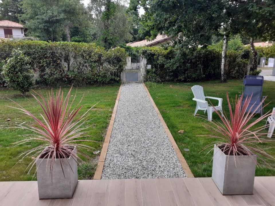 Création d'un chemin piéton à Cestas