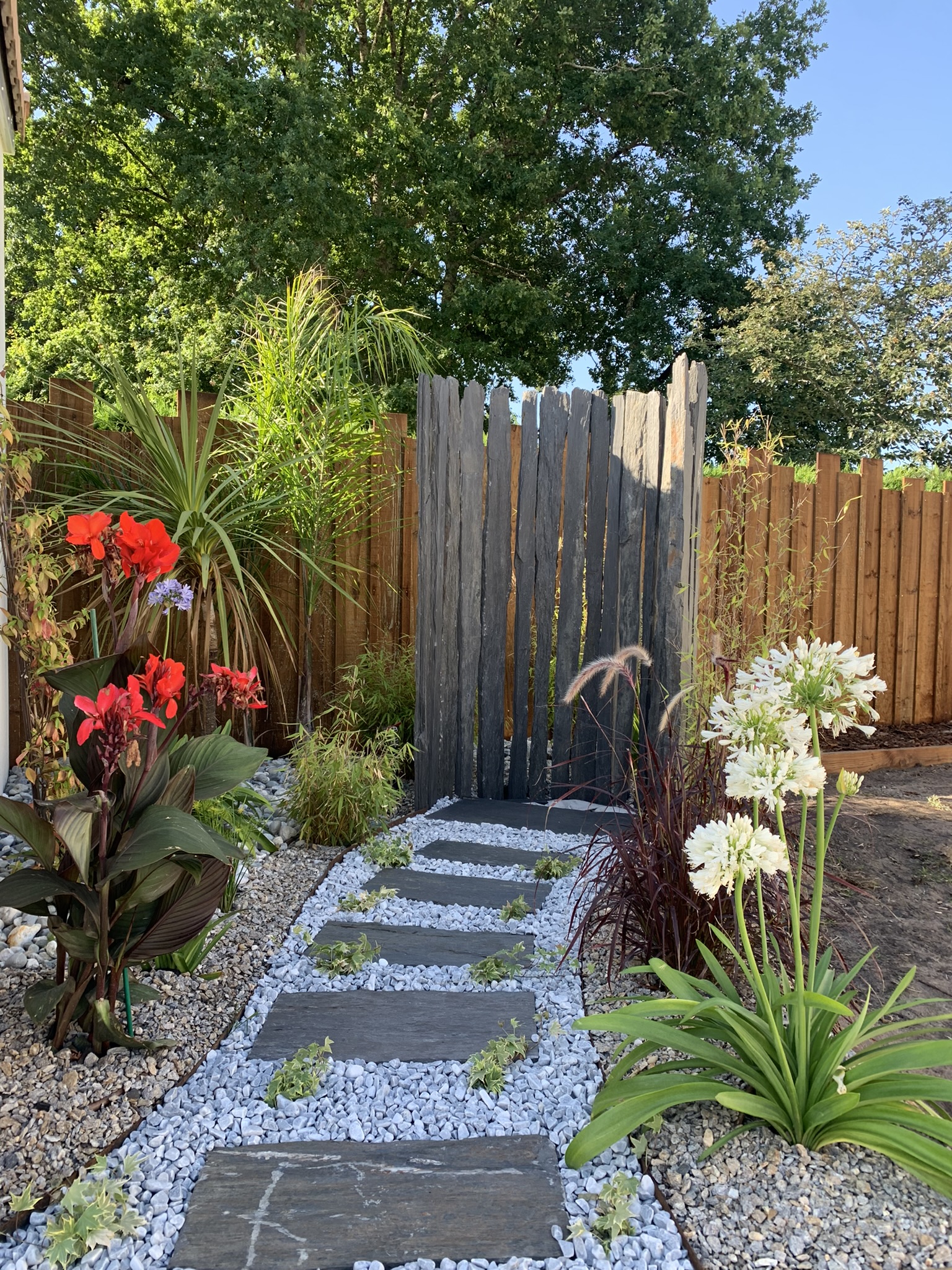 Création complète d&rsquo;un jardin paysager à Cestas