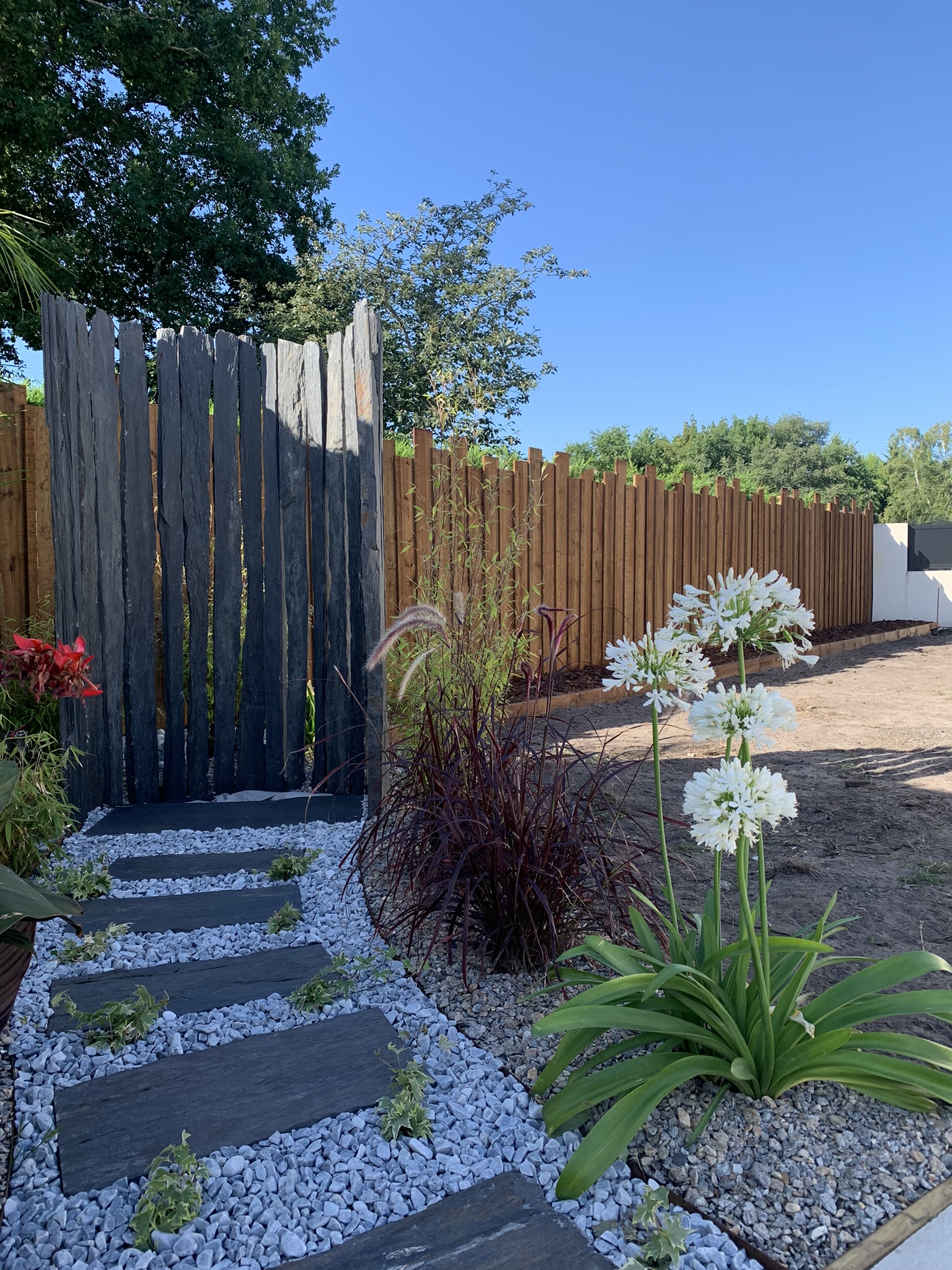 Création complète d&rsquo;un jardin paysager à Cestas