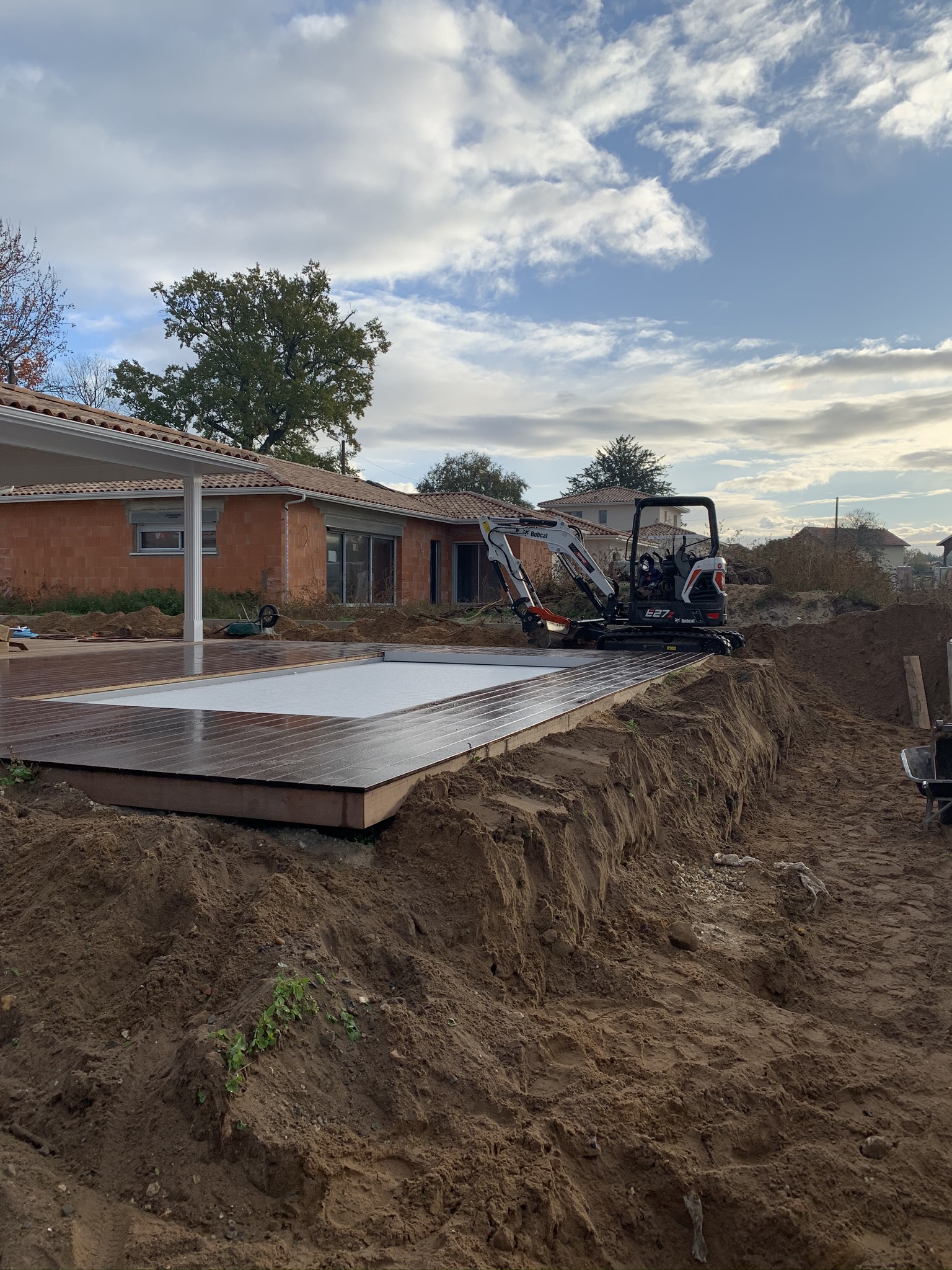 Enrochement paysager à Cestas