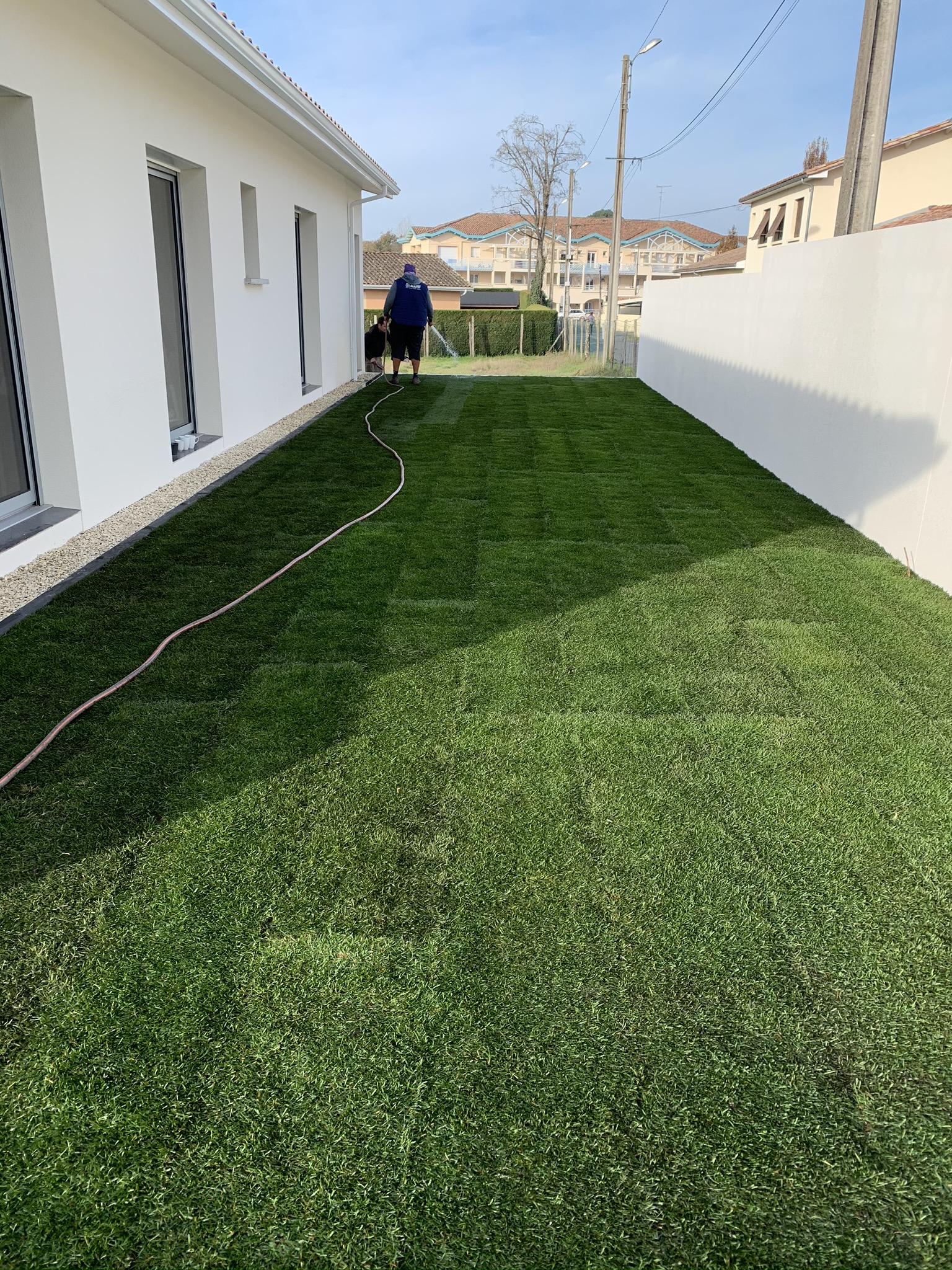 Enrochement paysager à Cestas