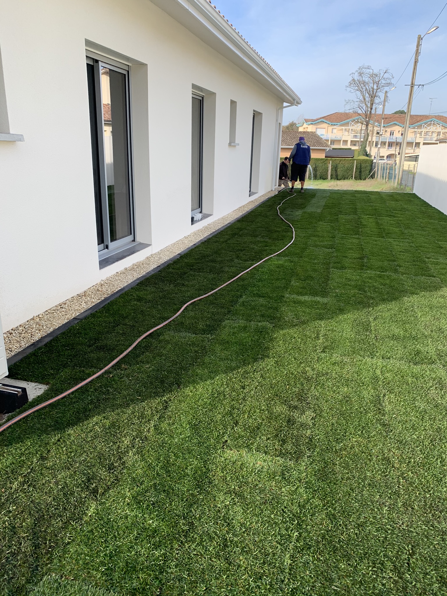 Enrochement paysager à Cestas