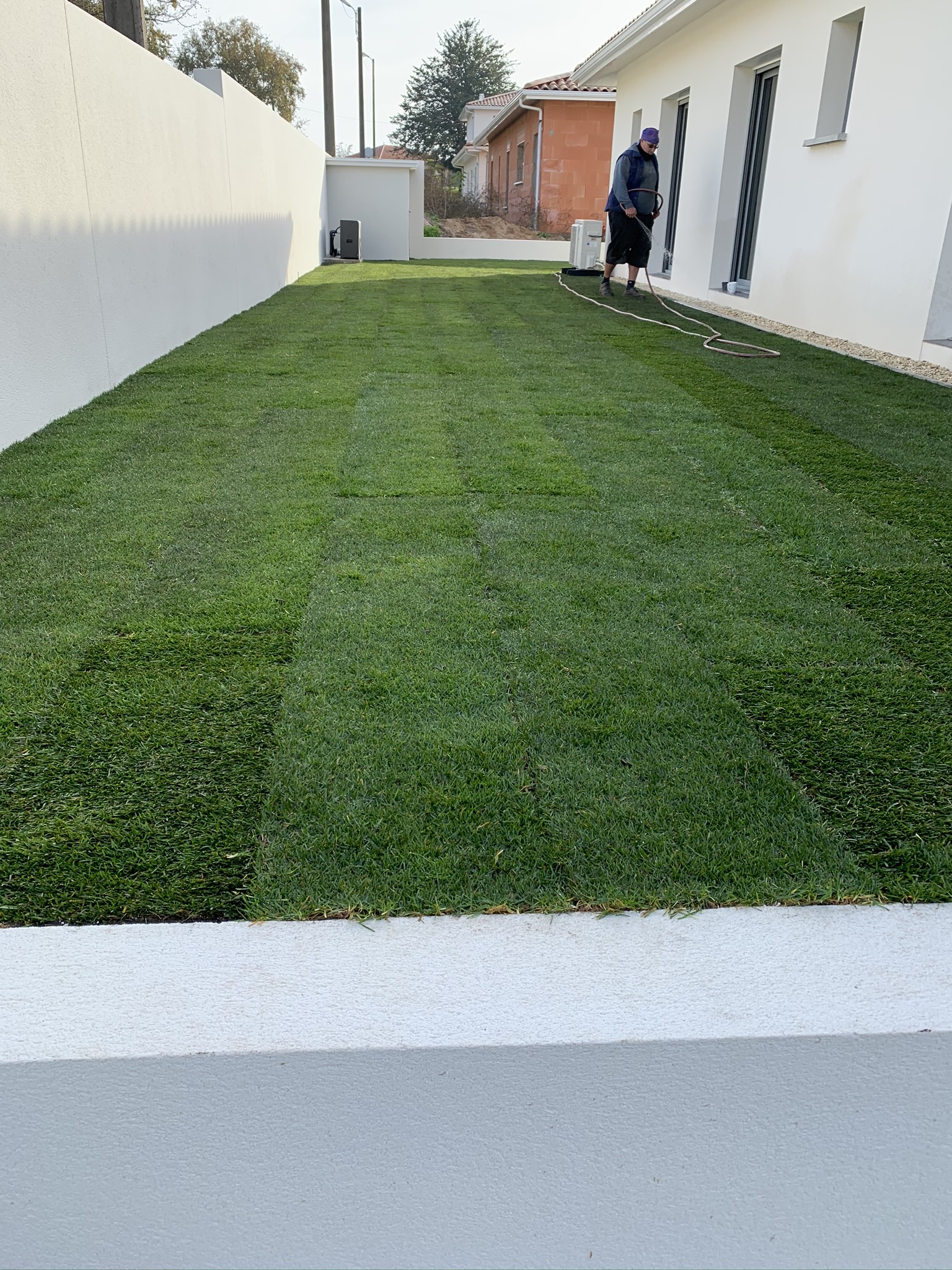 Enrochement paysager à Cestas