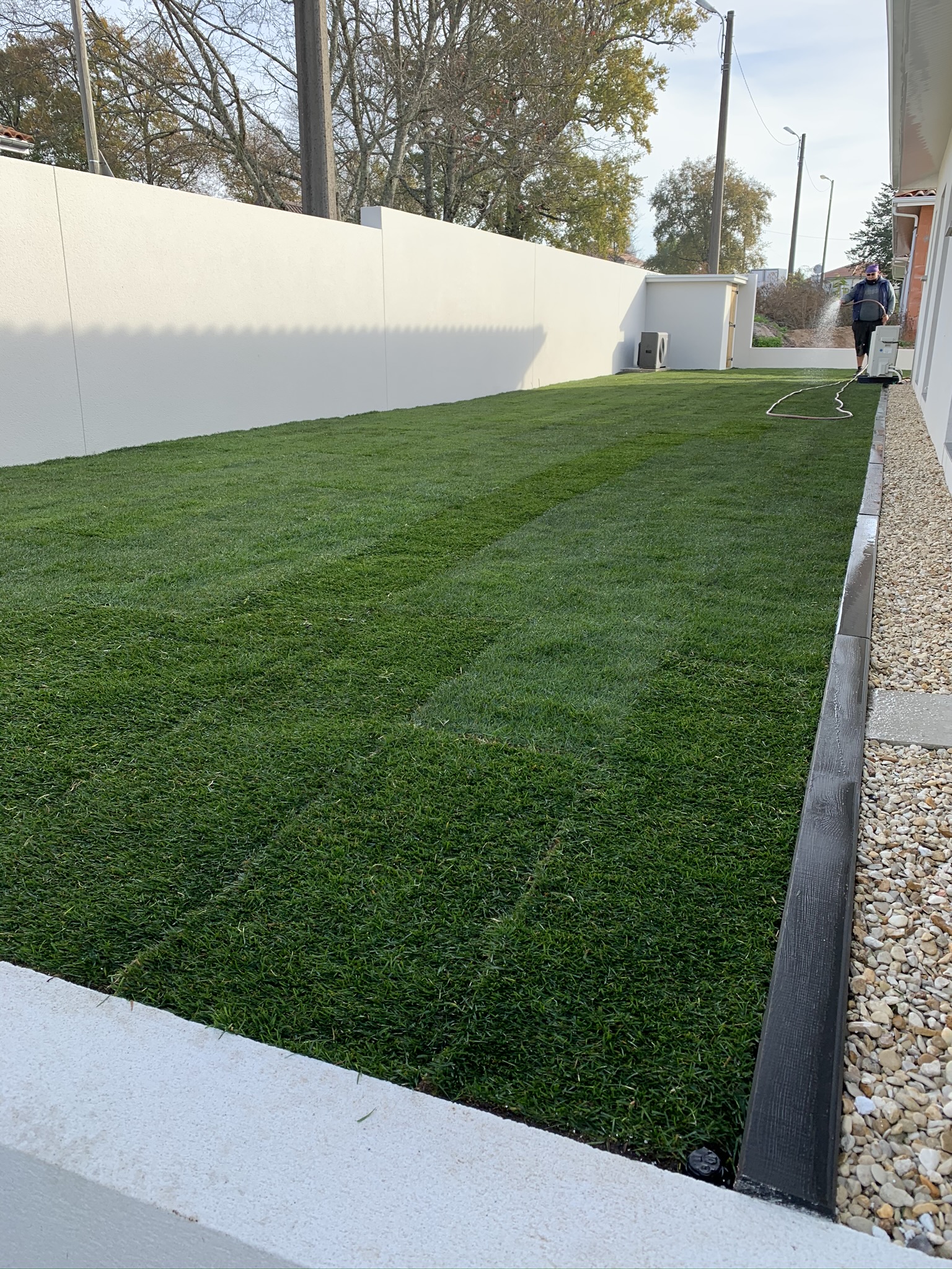 Enrochement paysager à Cestas