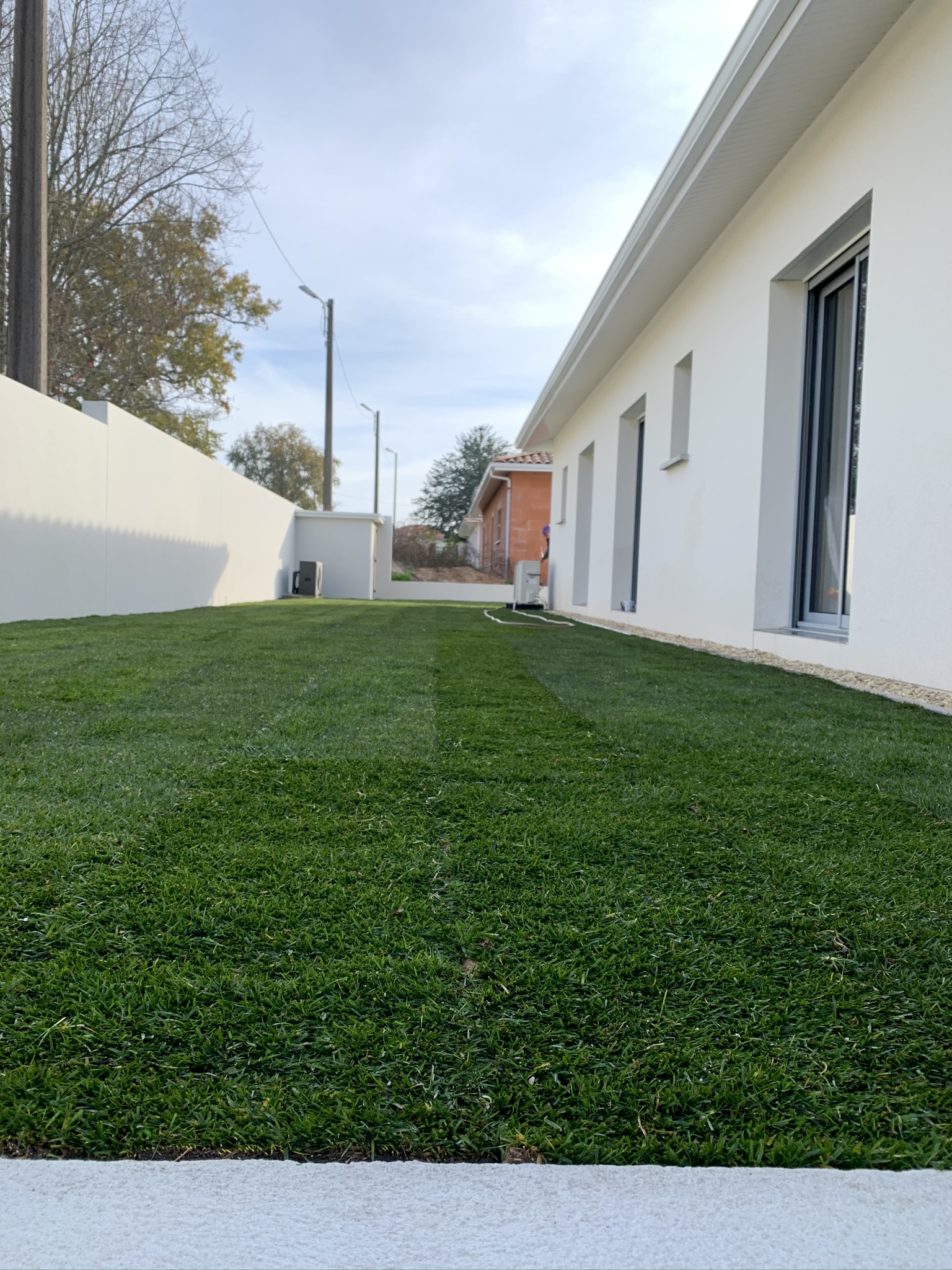 Enrochement paysager à Cestas