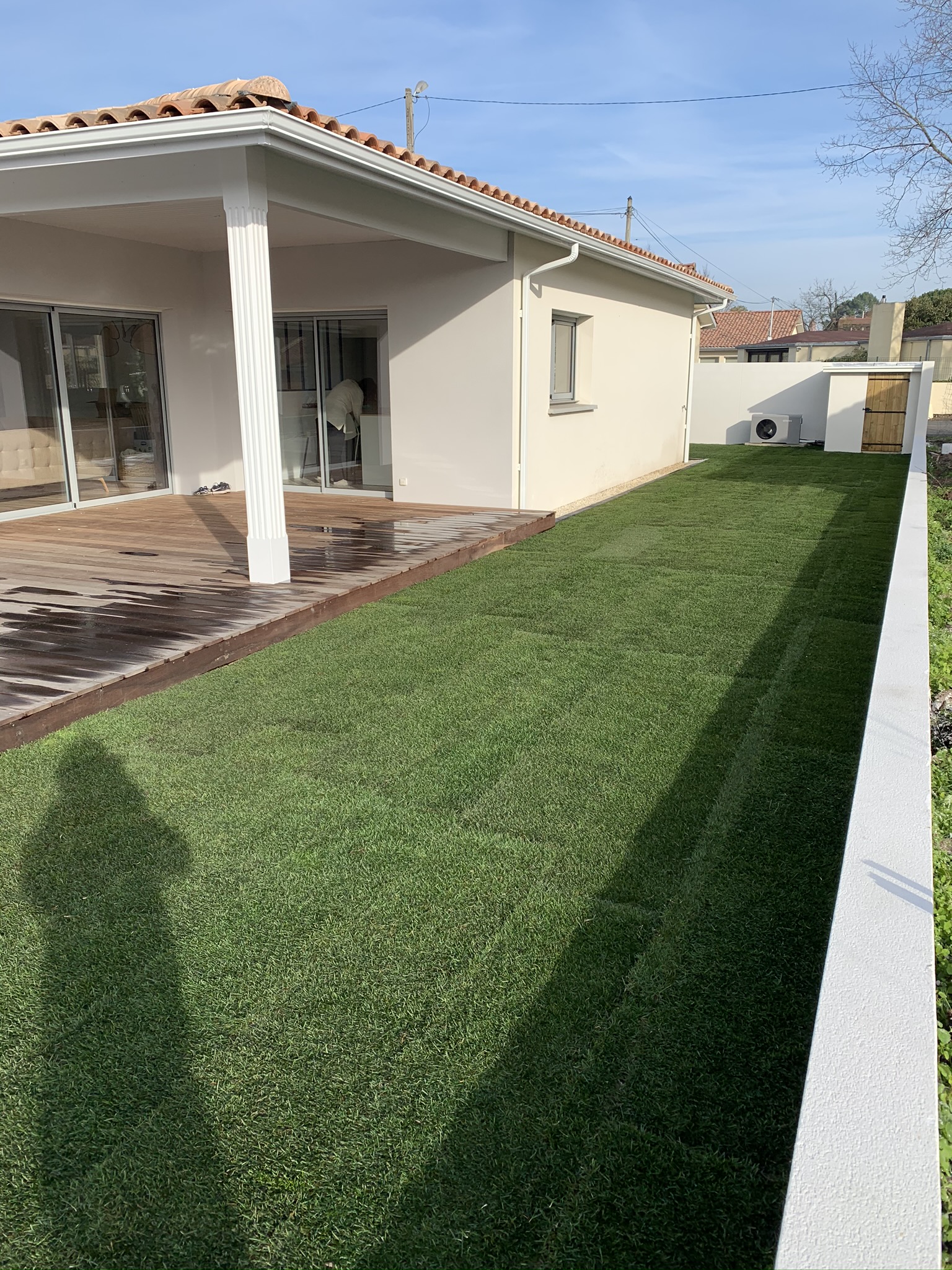 Enrochement paysager à Cestas