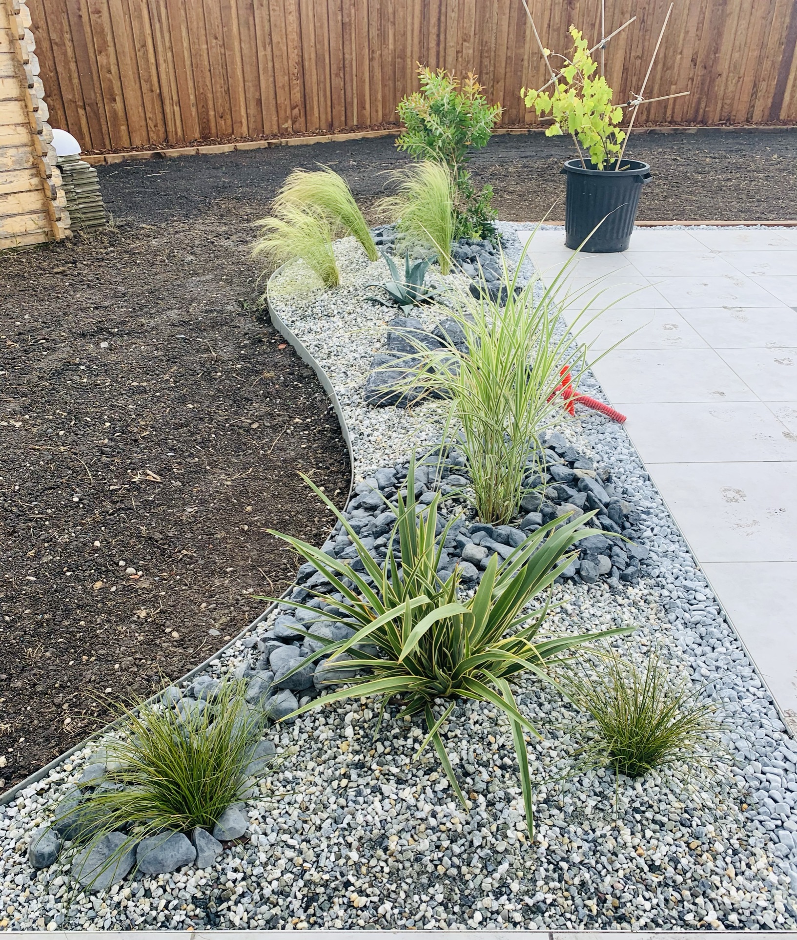 Réalisation de massif