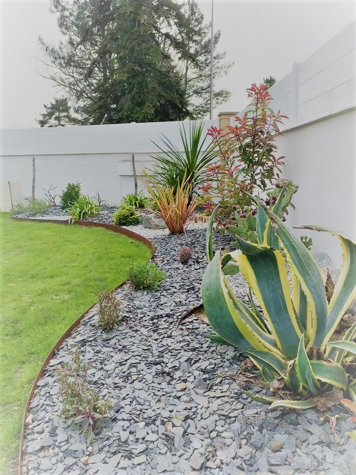 Réalisation de massif