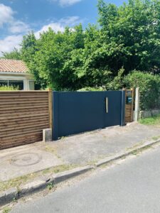 Pose de portail en aluminium en Gironde