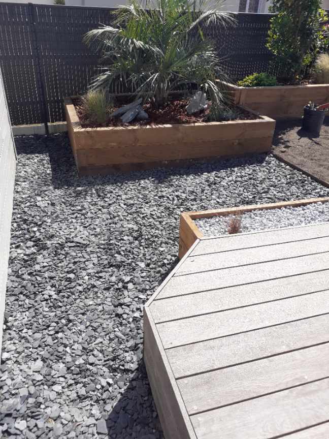 Aménagement de jardin pour cacher le vis-à-vis à Léognan